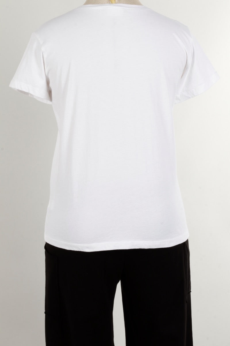 Short Sleeve Crew - White
