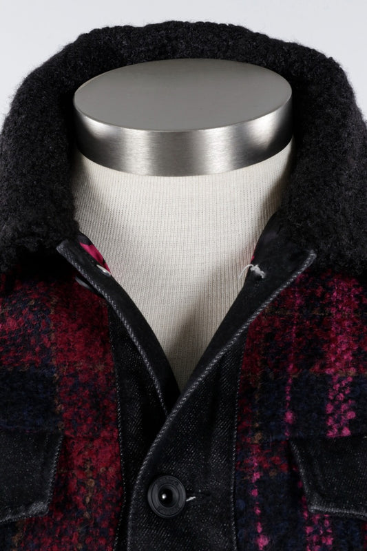 Plaid Jacket - Magenta