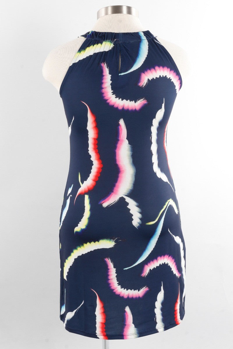Keyhole Dress - Sealife