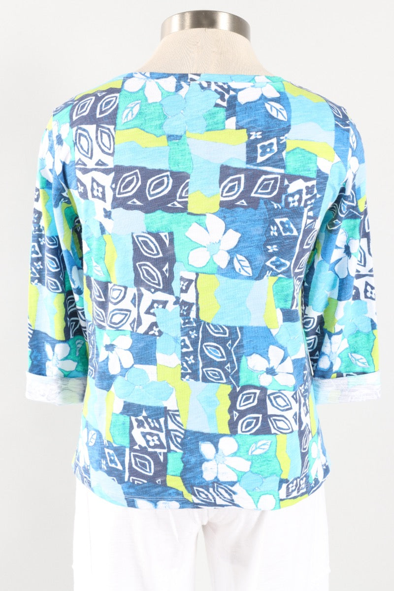 Boxy Tee - Riviera Island Print