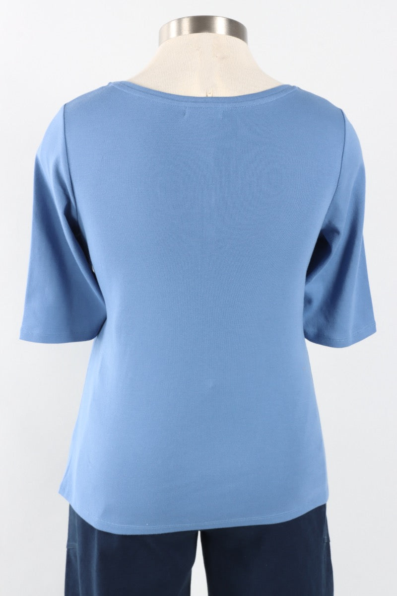 Easy V-Neck Tee - Dusk