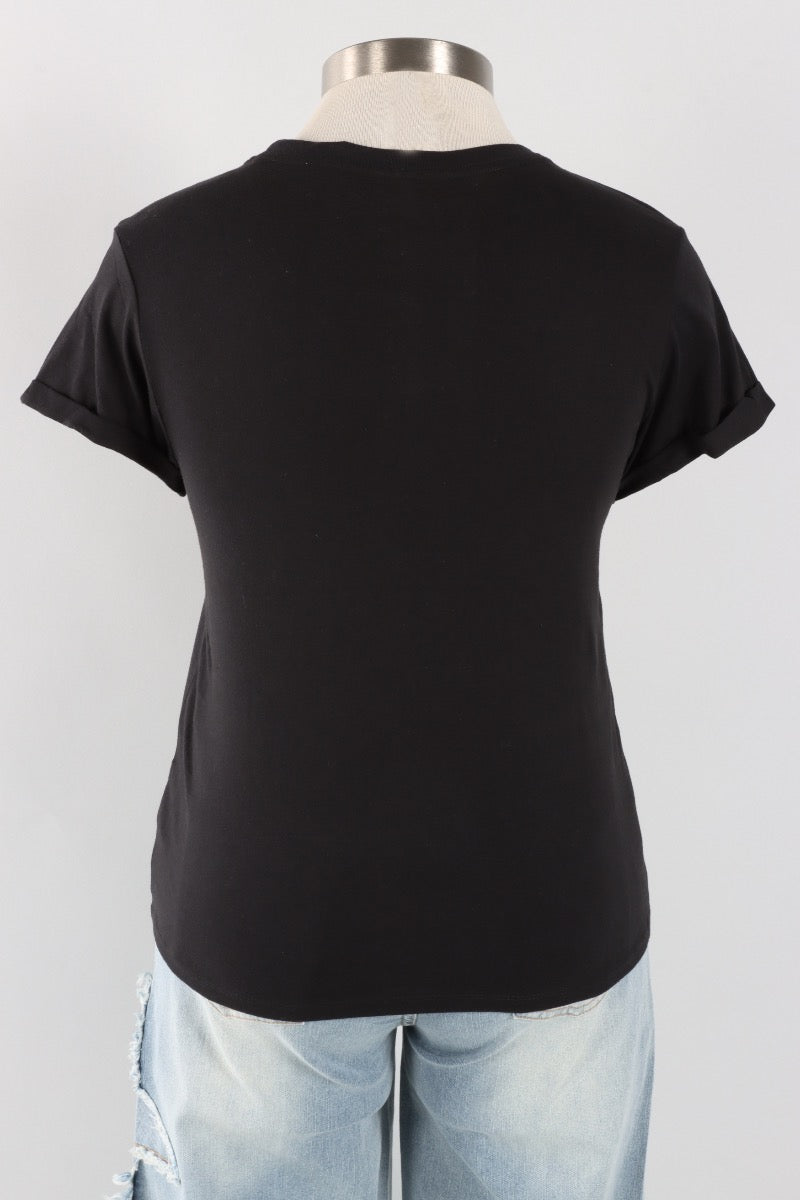 Rolling Stones Star Tee - Black