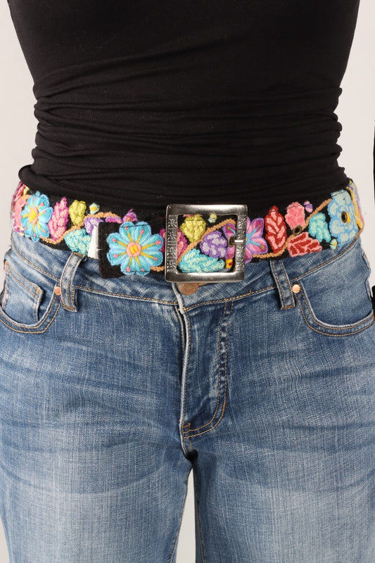 Embroidered Belt - Calista