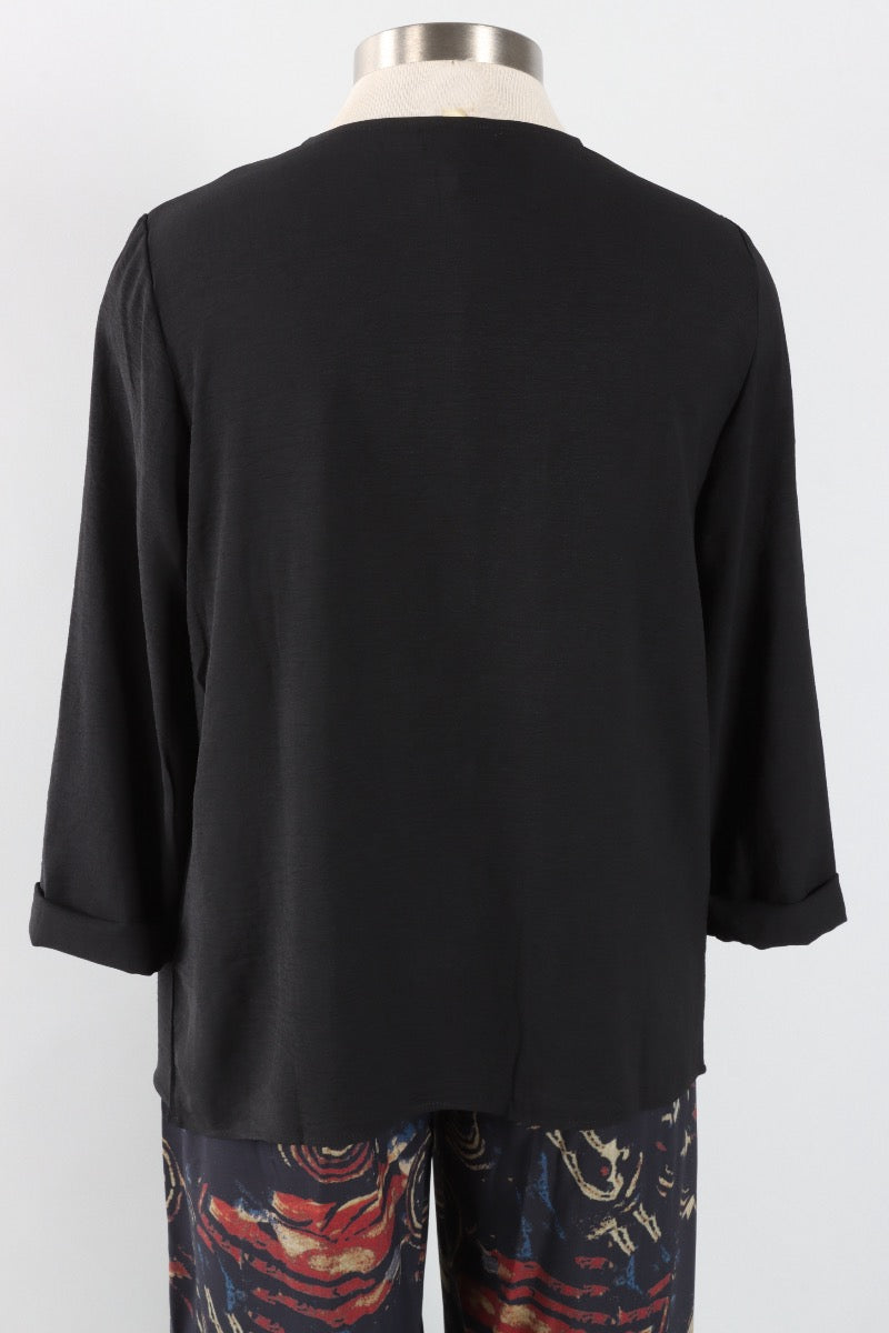 Airflow Long Sleeve Top Plus - Black