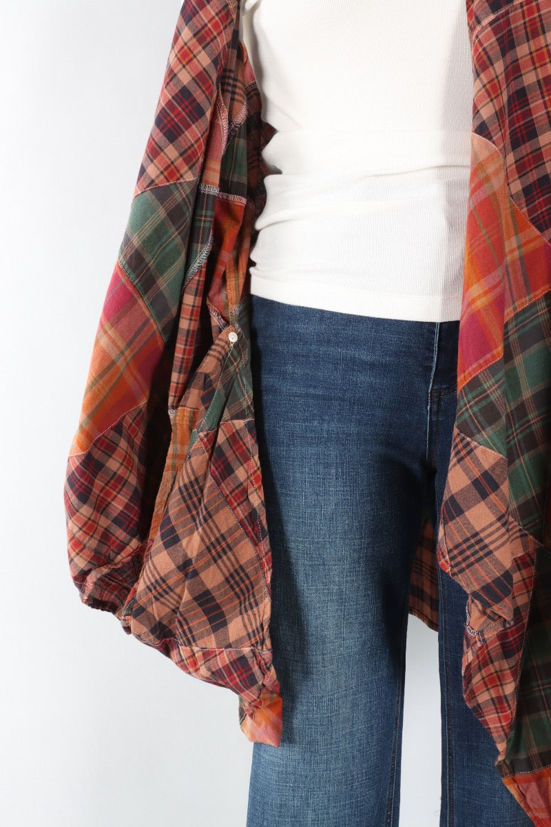 Look of Love Vest - Multi Color Plaid