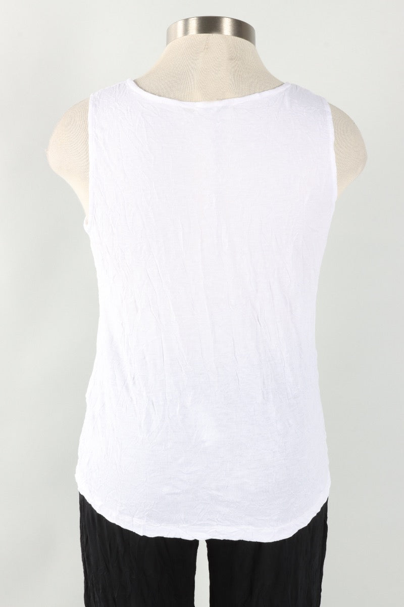 Alia Short Tank - White