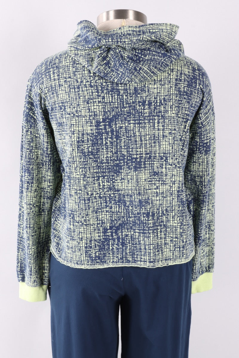 Hoodie Pullover Plus - Sunny Maze Print