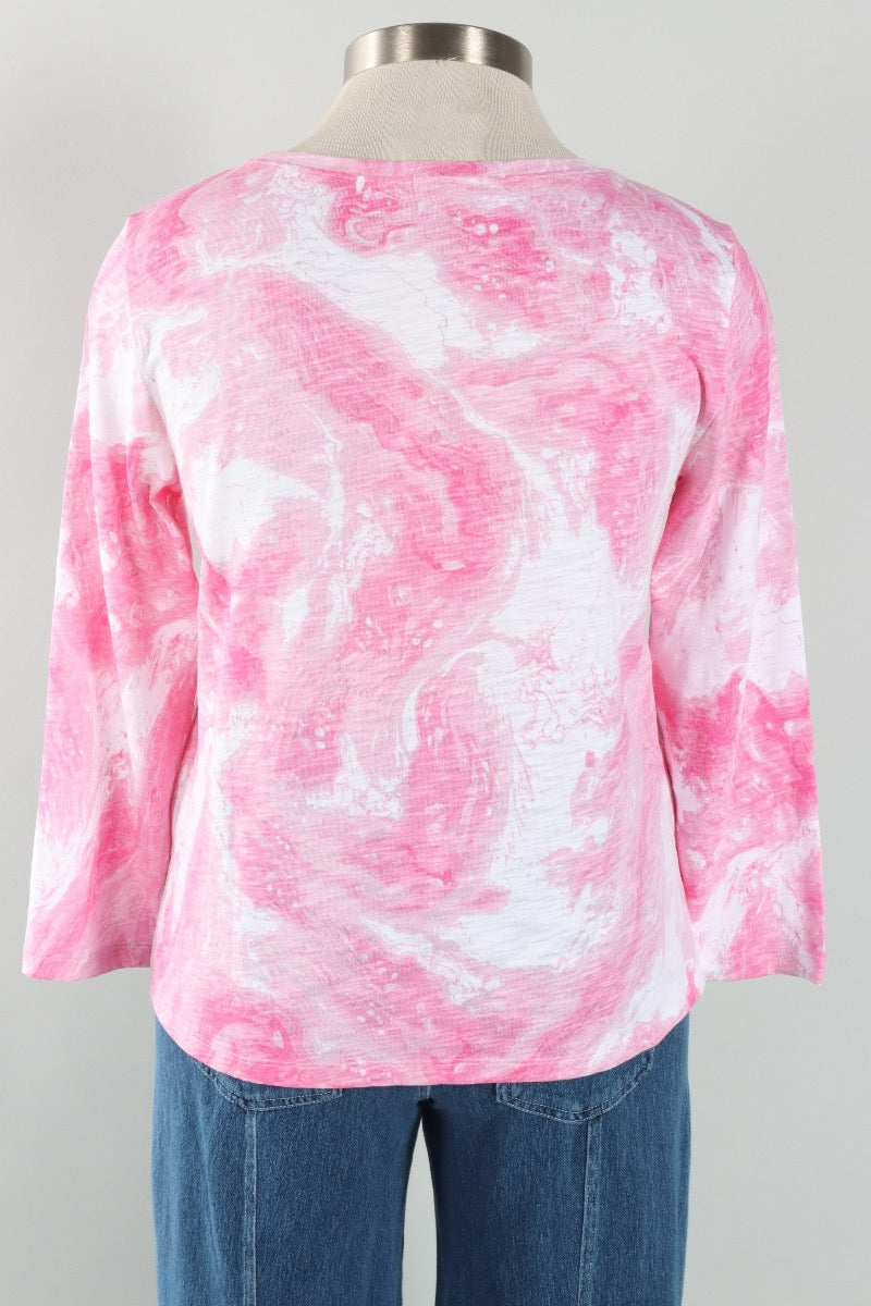 Boxy Tee - Cosmo Ocean Marble