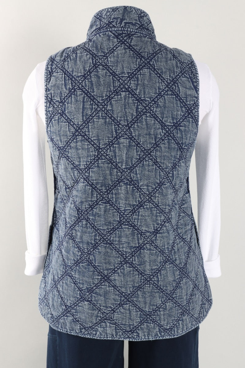Windjammer Vest - Indigo