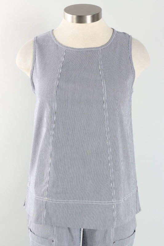 Seaside Tank - Navy Stripe
