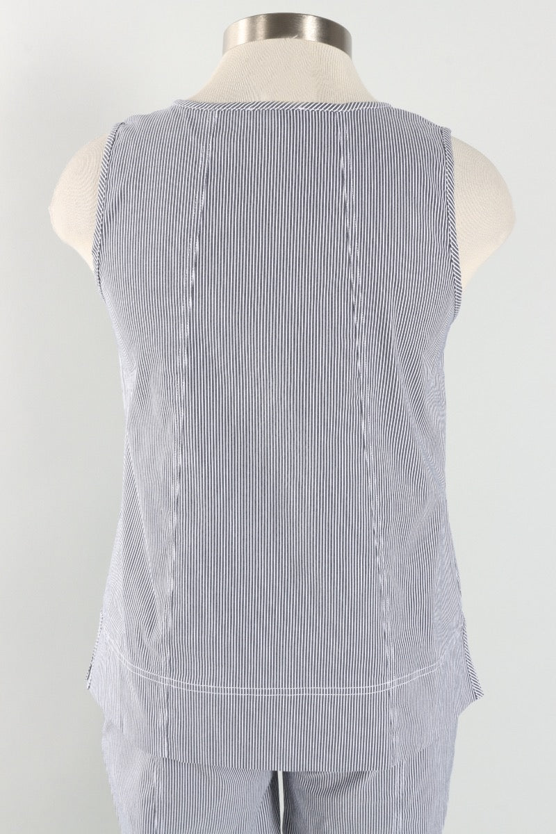 Seaside Tank - Navy Stripe