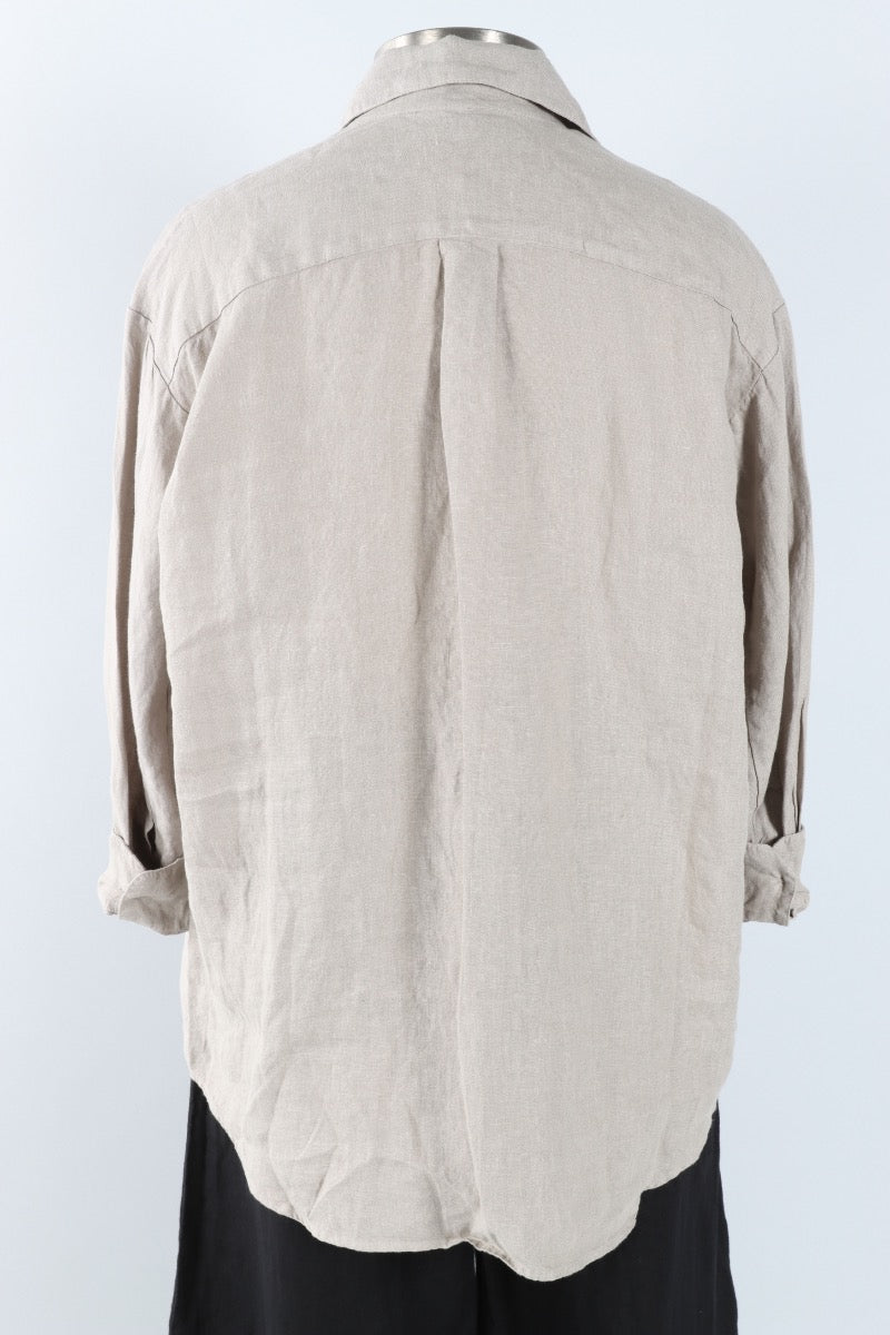 Boyce Shirt - Nebbia Light Linen