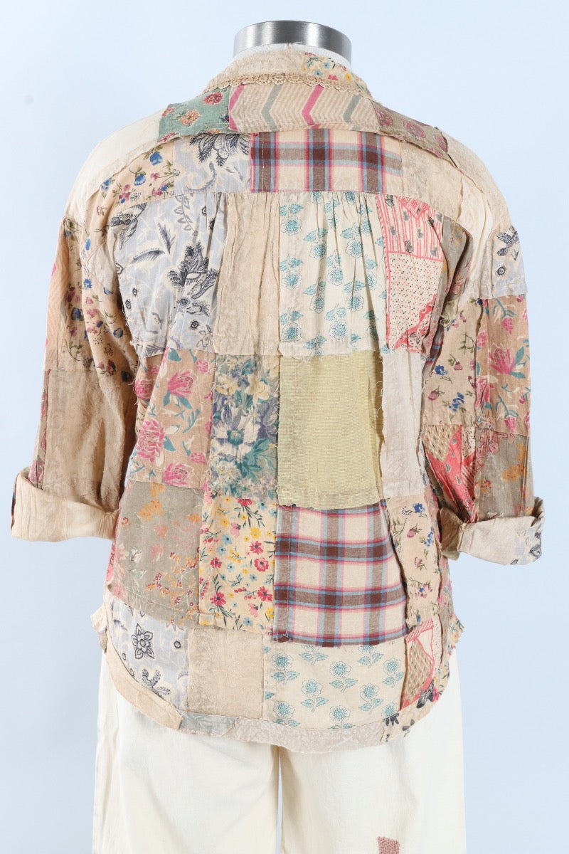 Patchwork Top - Natural