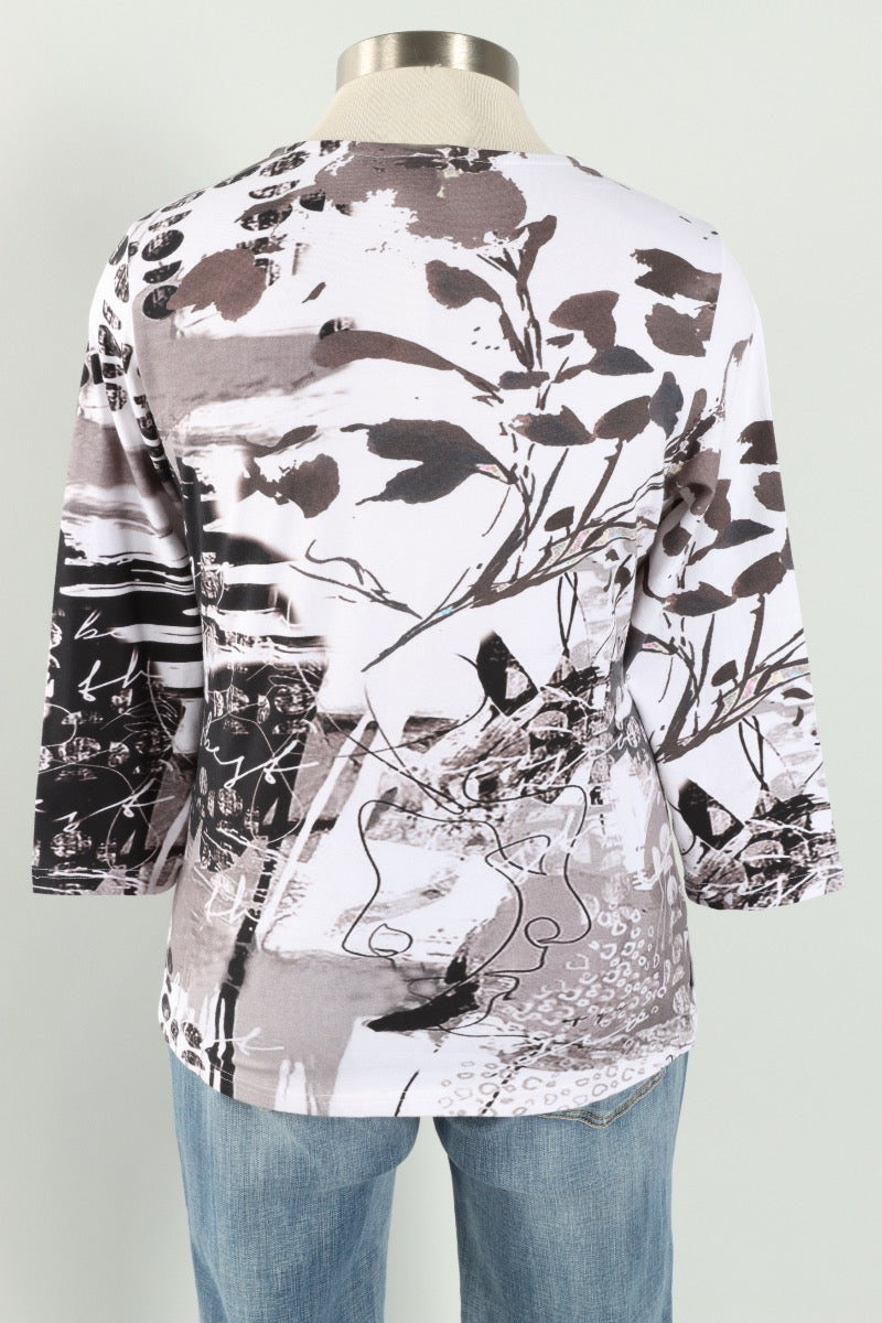 Ginger Top - Black & White