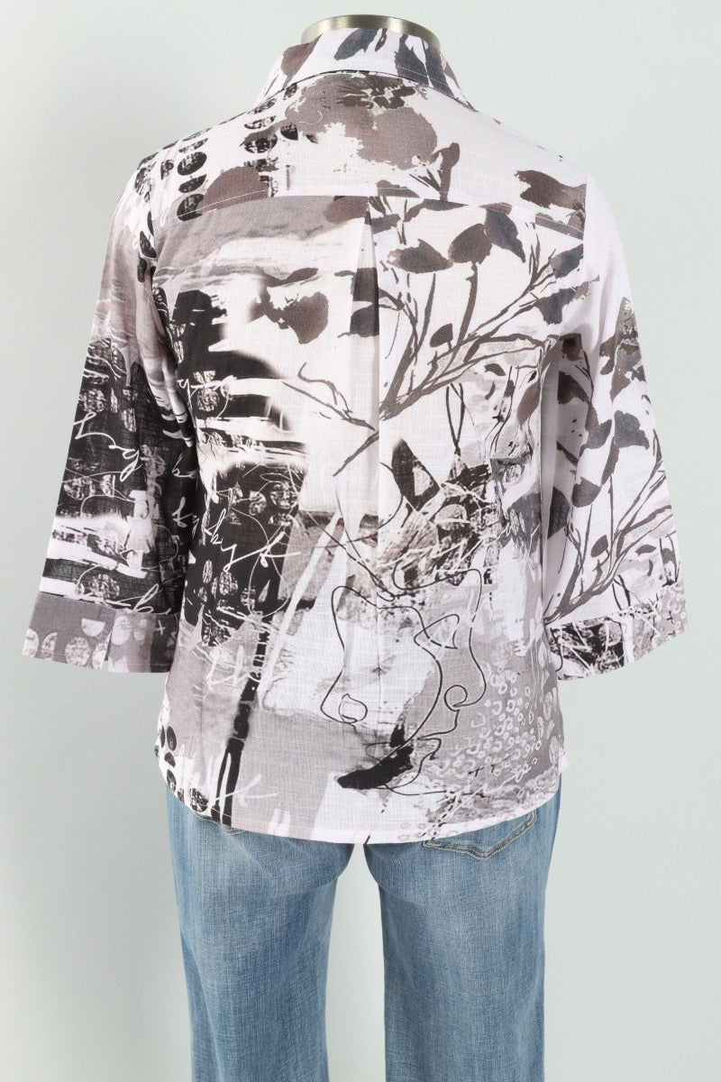 Ginger Shirt Plus - Black & White