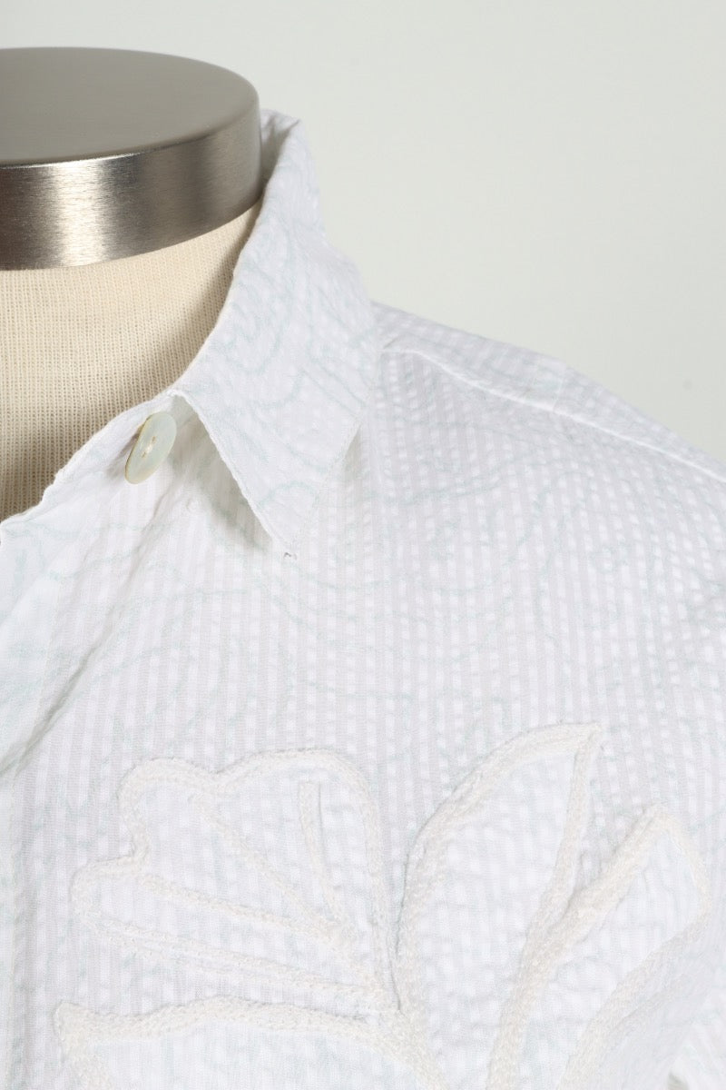 Willow Applique Shirt - Snow