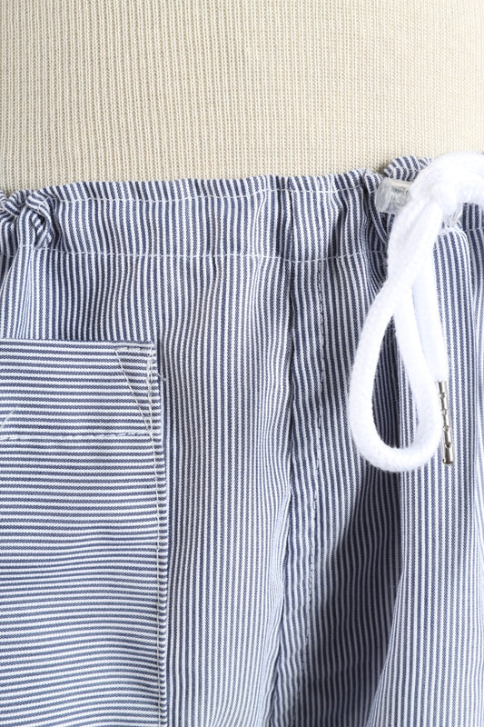 Farrah Pant - Navy Pinstripe