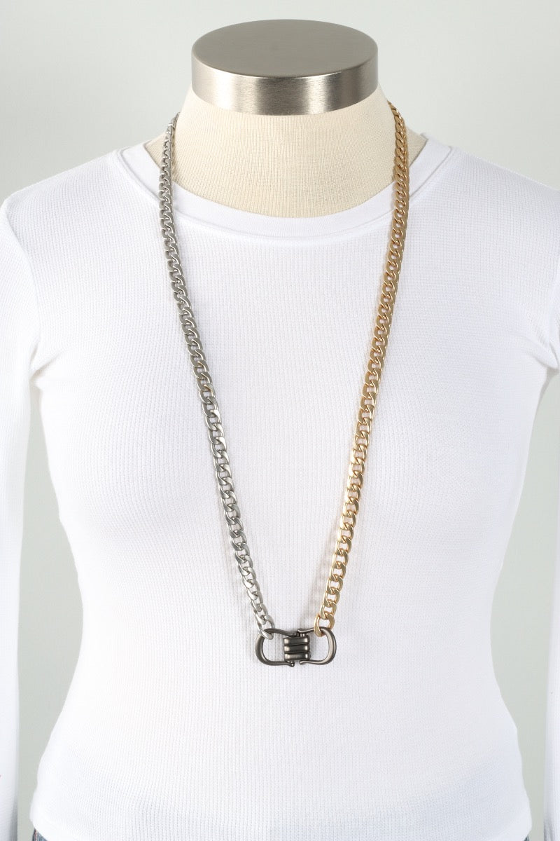 Katia Necklace - Silver & Gold