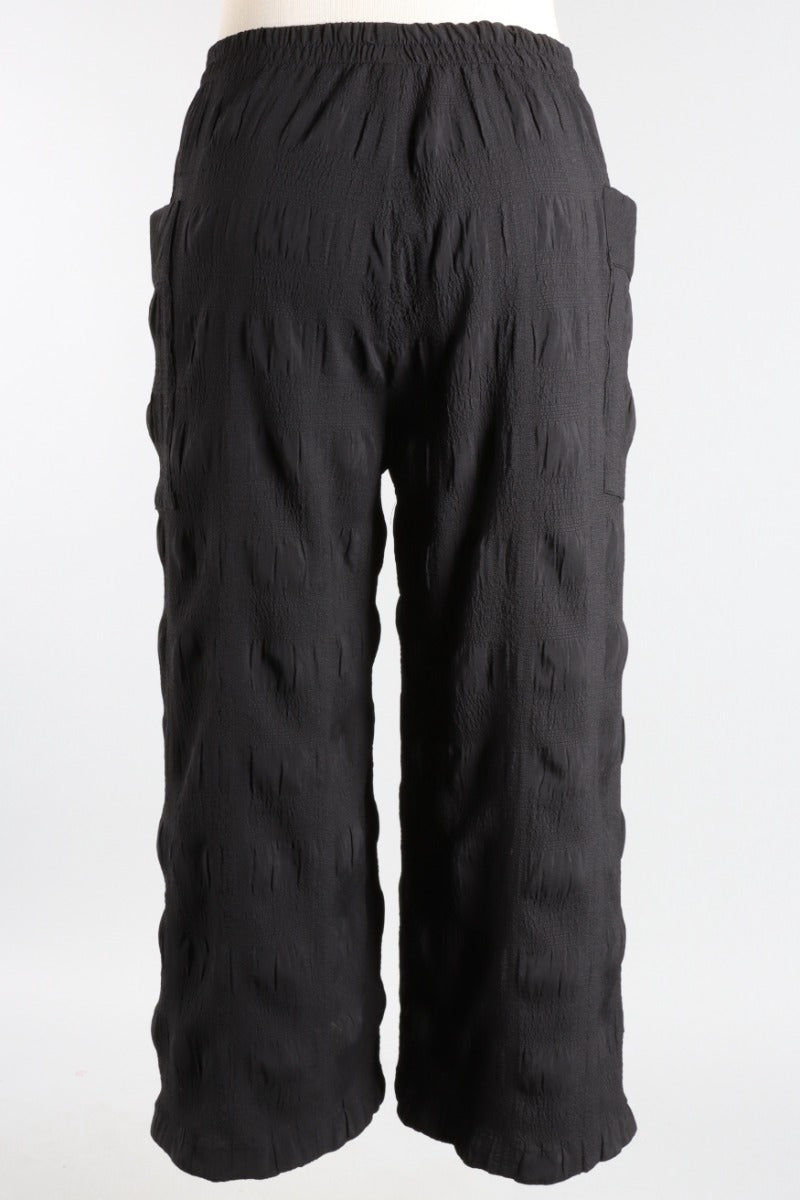 Oversized Pocket Pant - Black