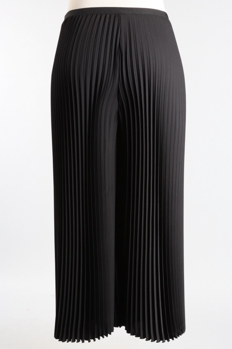 Eve Plissé Palazzo Pant - Black