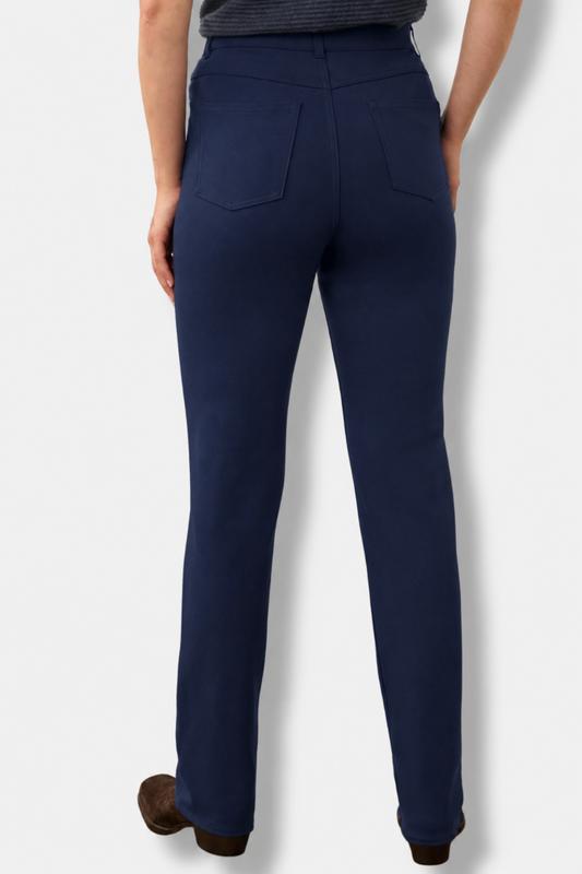 Suzanne Straight Leg Pant - Navy