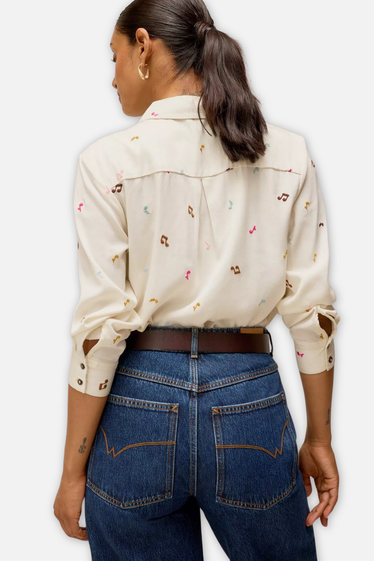 Libby Musical Shirt - Ivory Multi