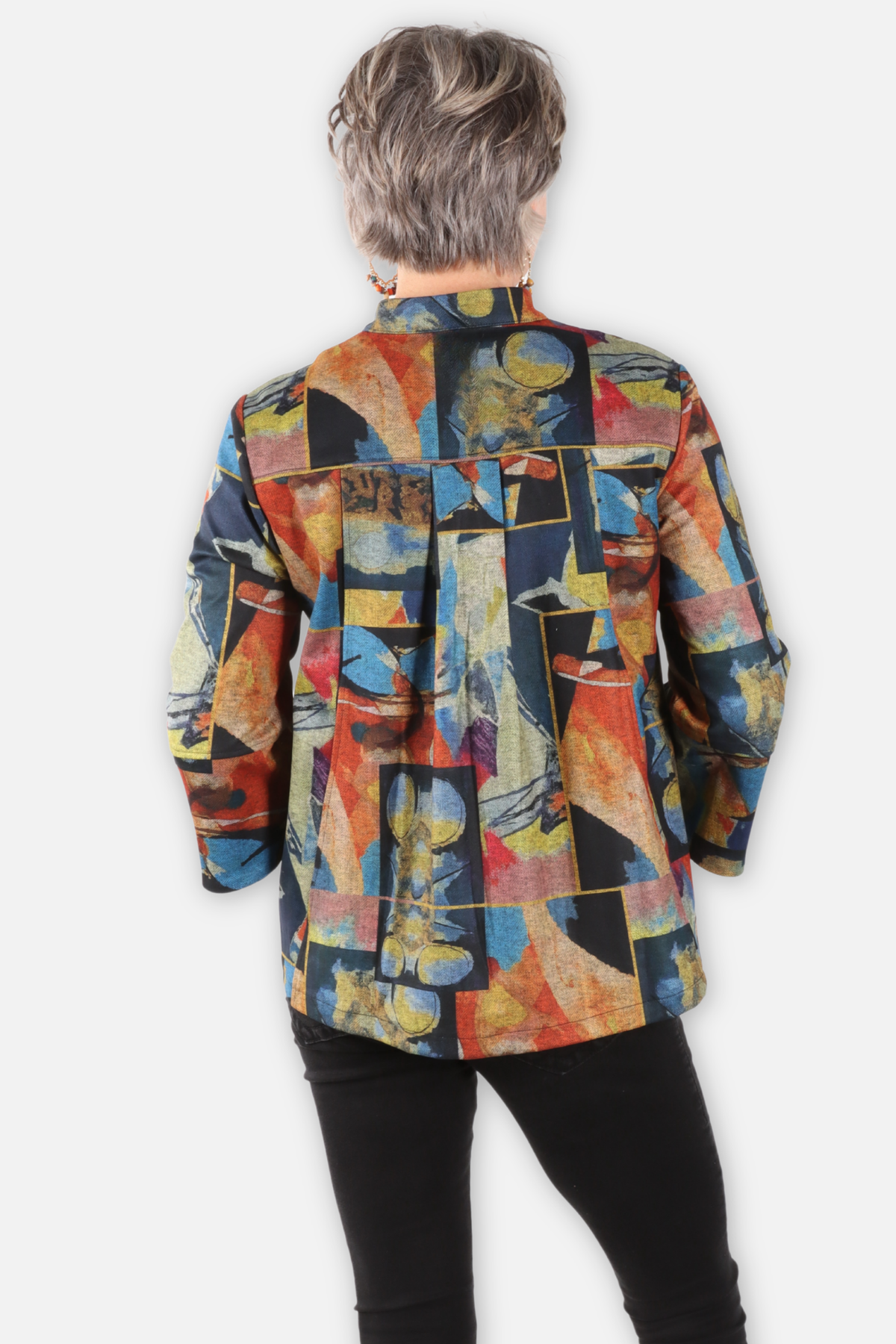 Bell Sleeve Jacket - Multi Color