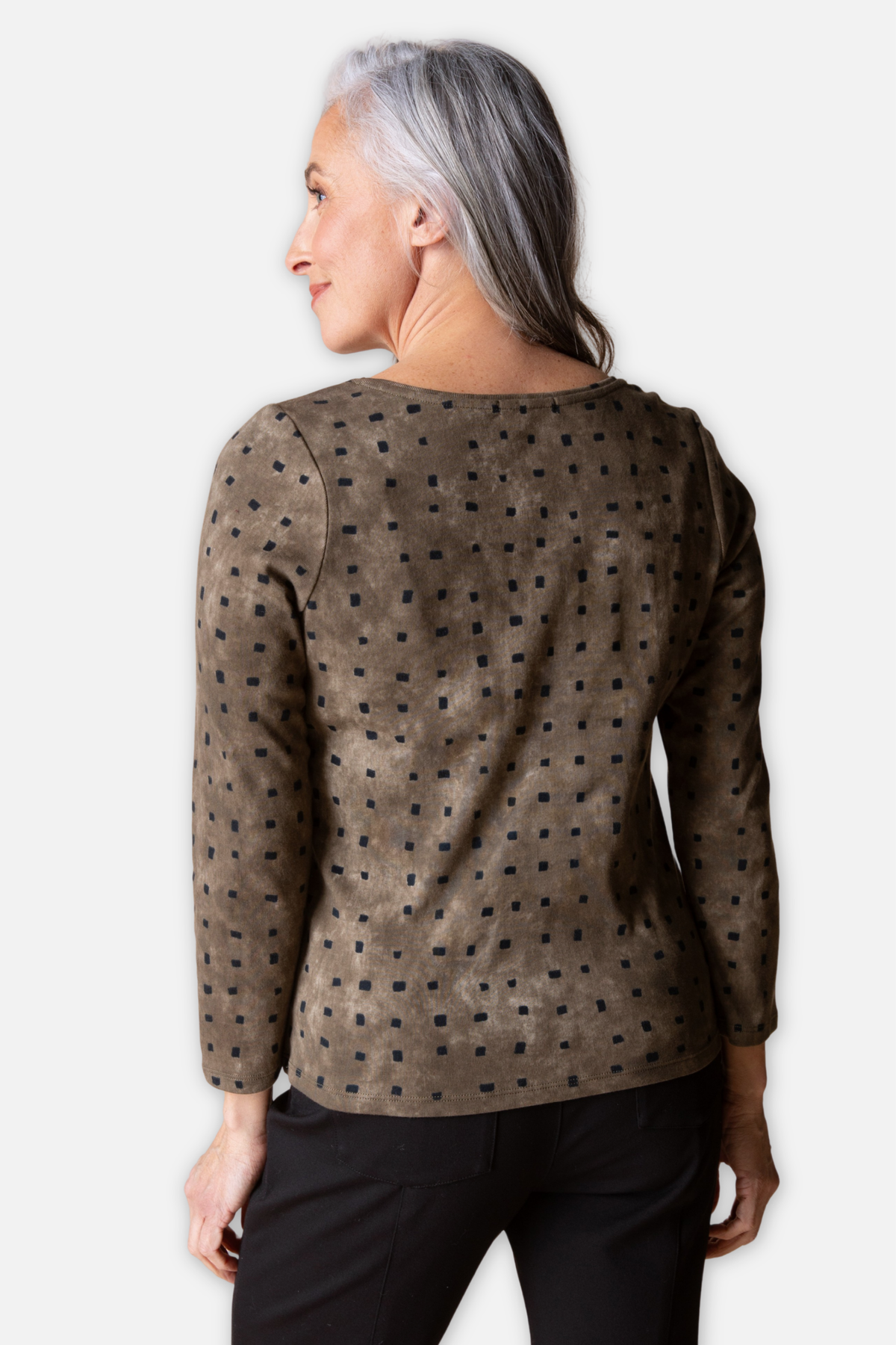 Tie Dye Tiles Everyday Tee - Umber