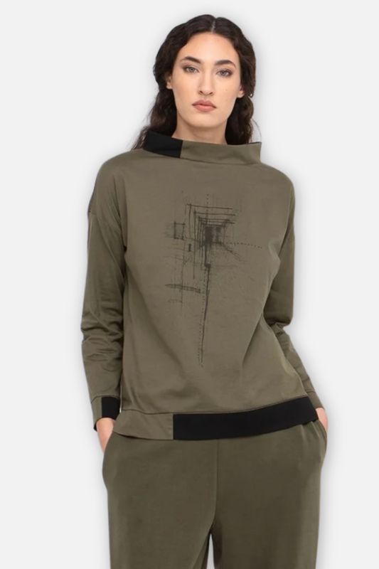 Depiction Pullover - Olive