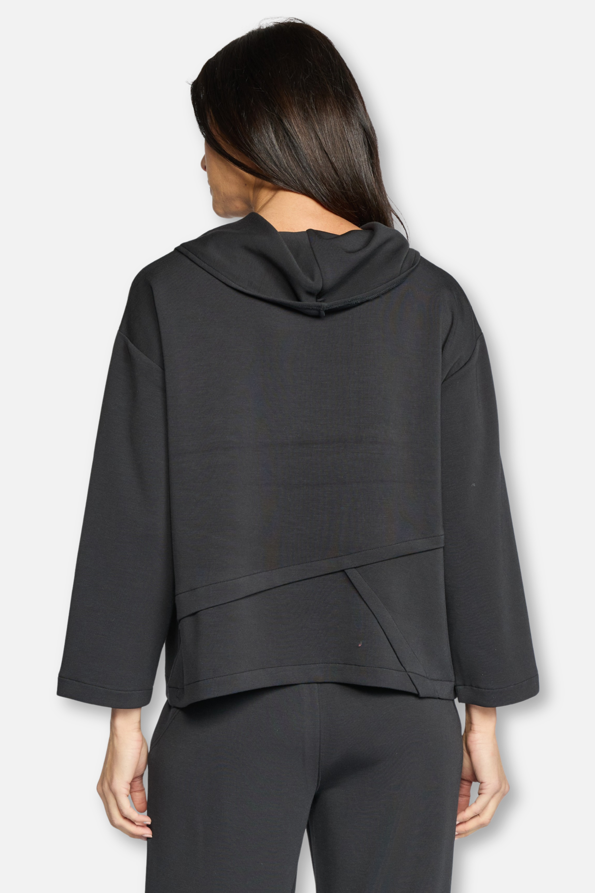 Crossroads Cowl Top - Black