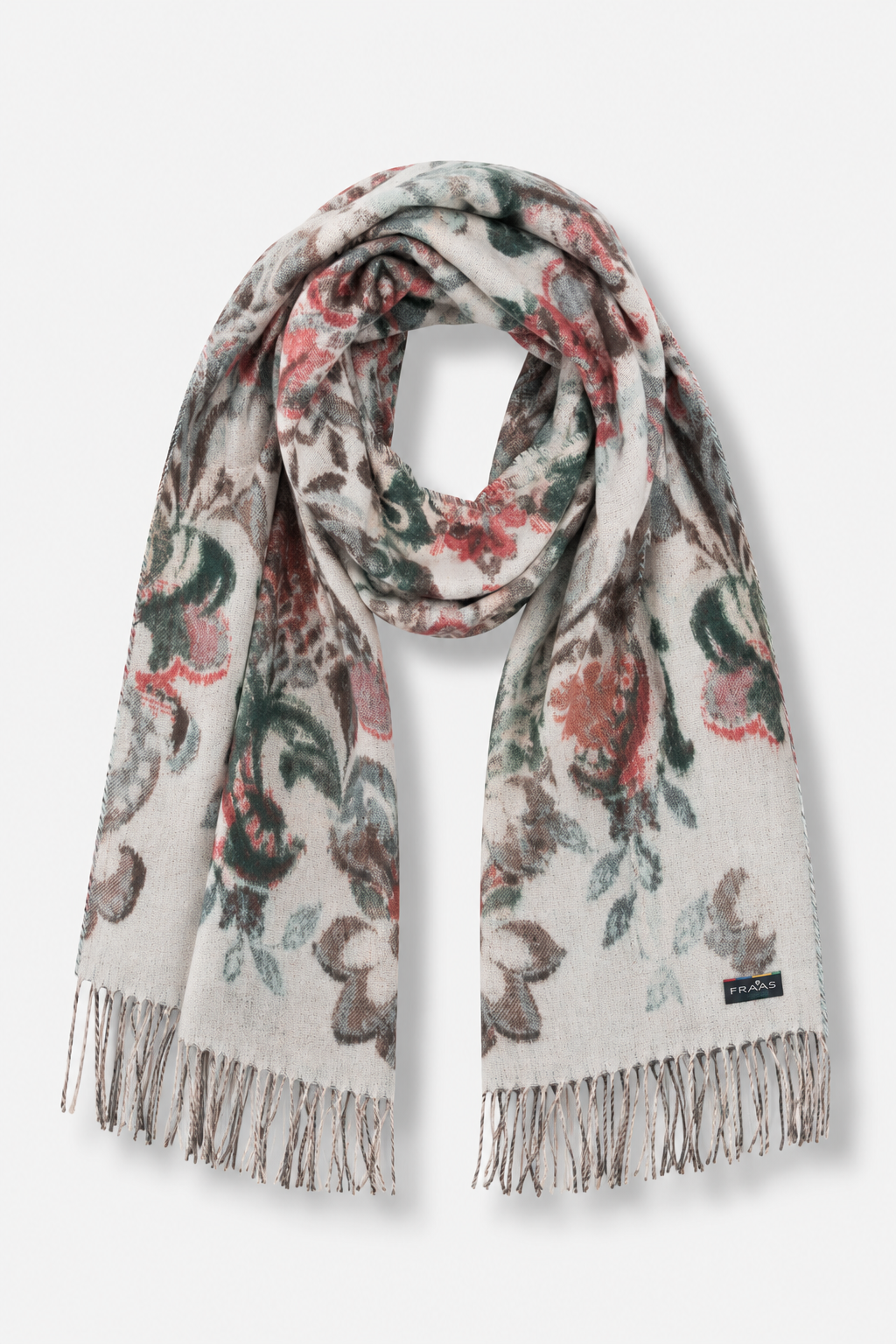 Ornamental Ombre Cashmink Scarf - Zen Blue