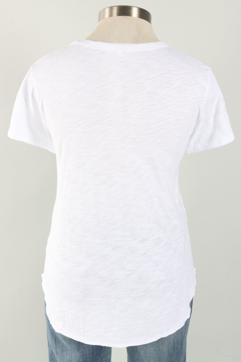 Short Sleeve Crew Tee - White