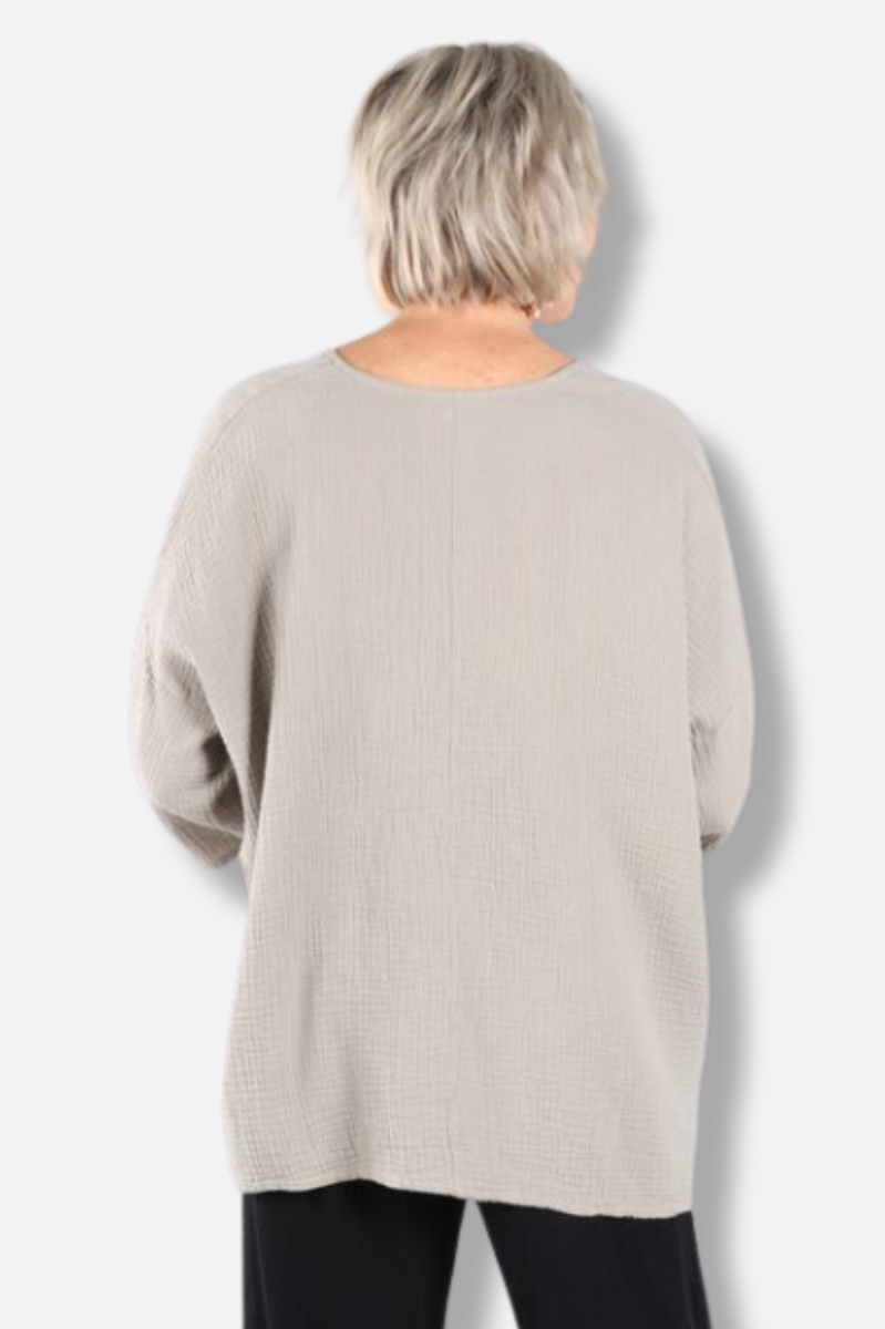 Bax Shirt - Nebbia Gauze
