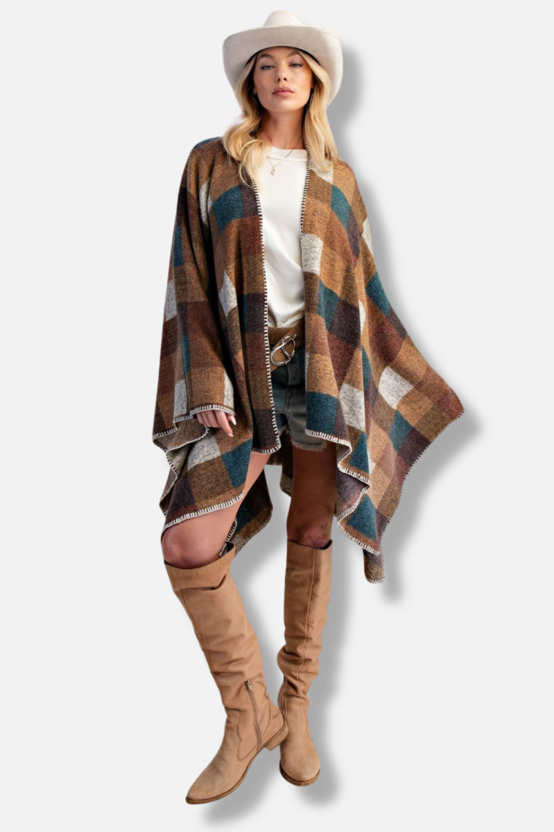 Oversized Cape - Mocha