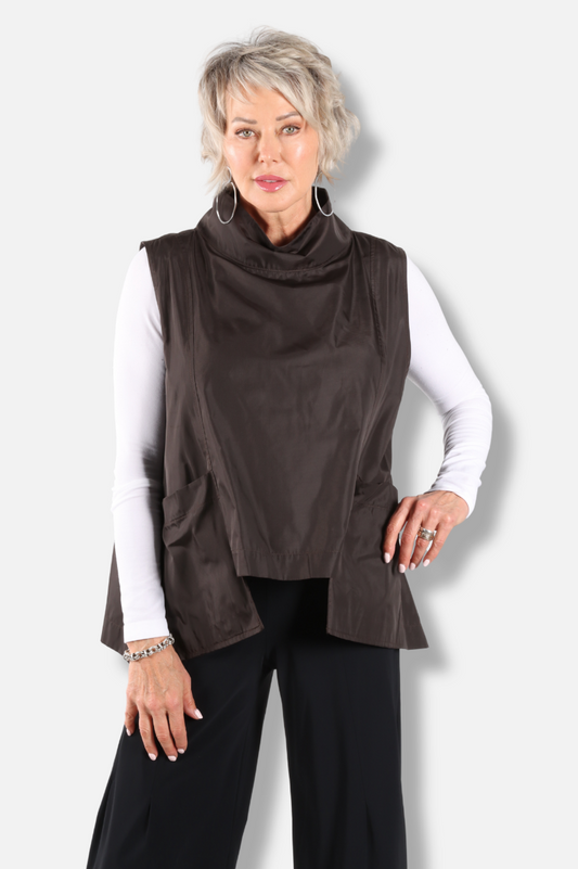 Pocket Vest - Chocolate