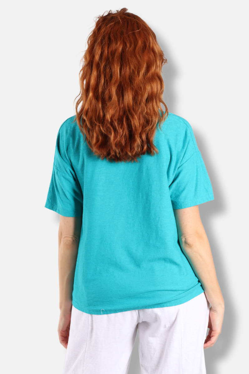 V-Neck Tee - Atlantis