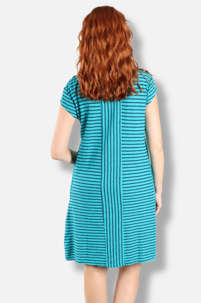 T-Shirt Dress - Atlantis Stripe