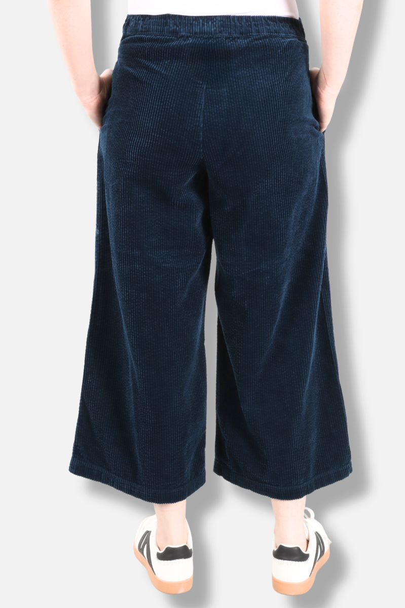 Crop Wide Leg Zip Pant - Etan