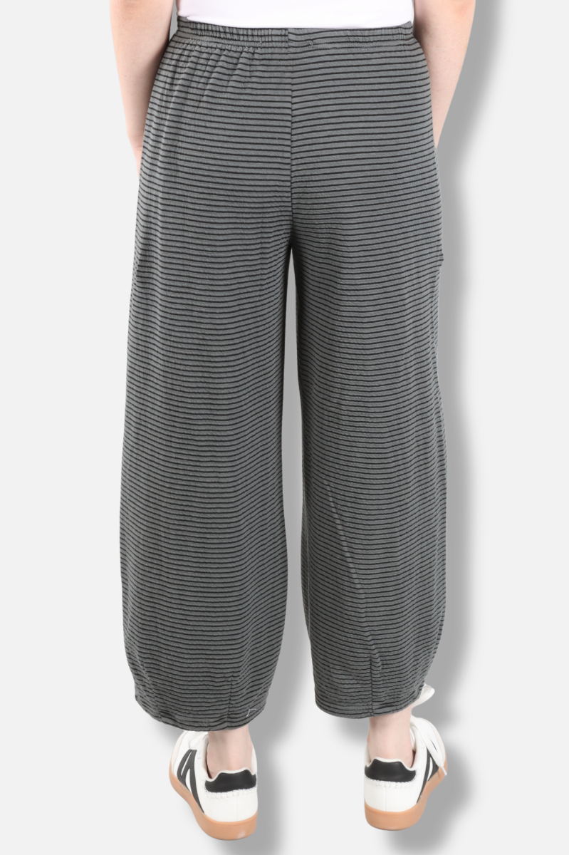 Cropped Dart Pant - Iron