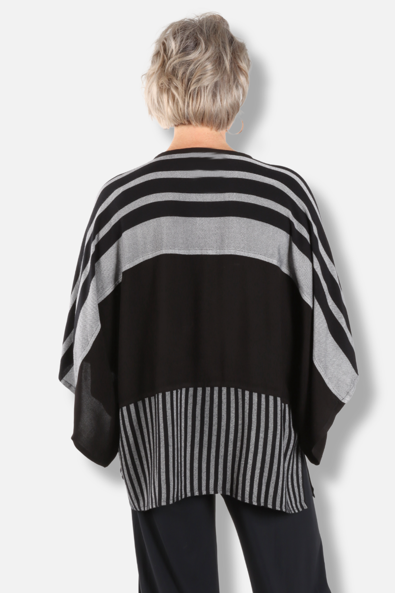 Contrast Top - Black Combo