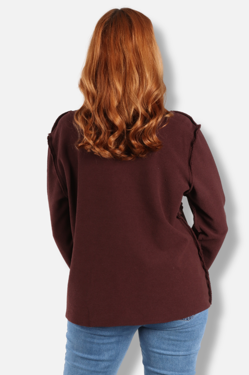 Seamed Cowl - Chicory