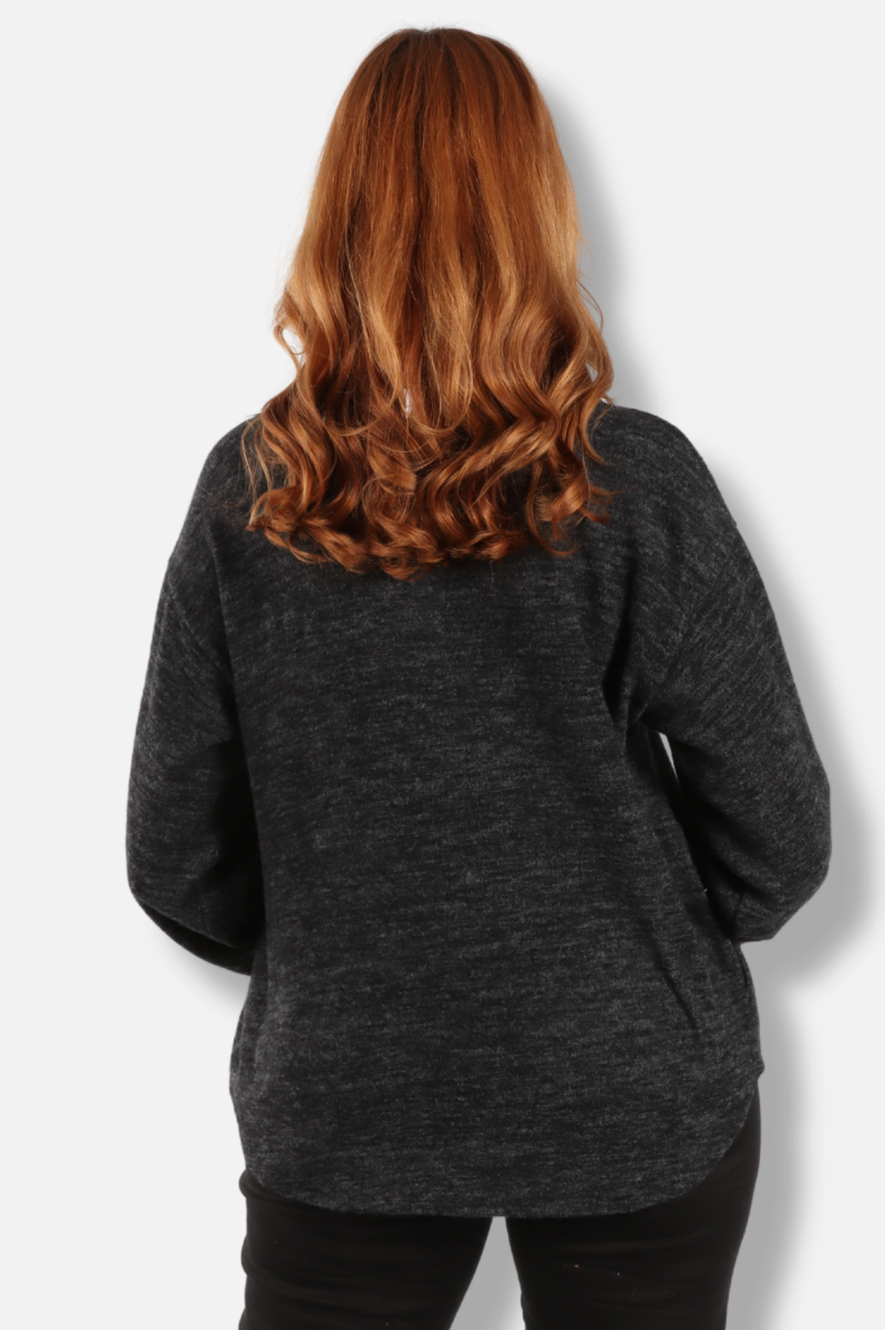 Button Down Turtle - Black
