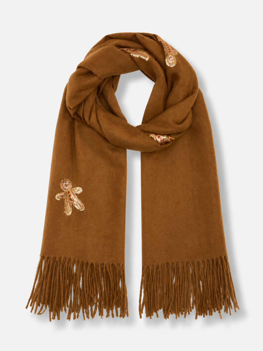 Gingerbread Shine Scarf - Gingerbread