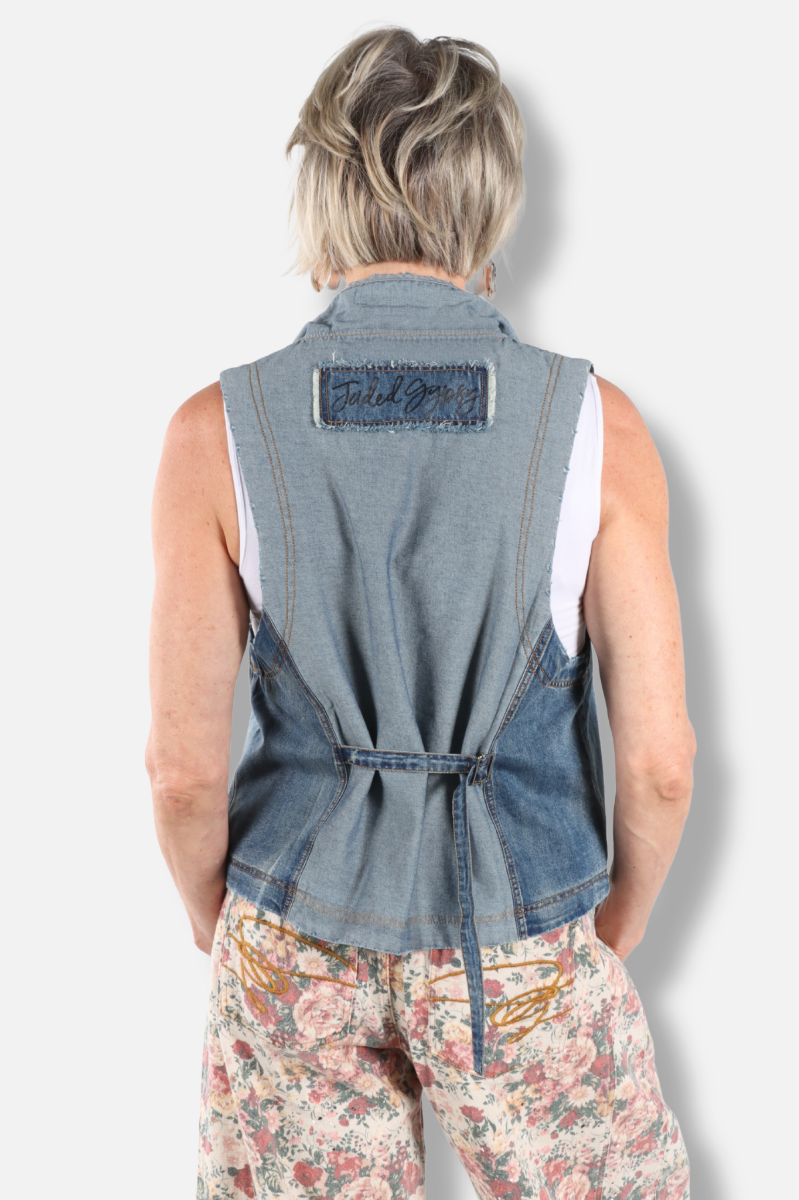 Spellbound Vest - Medium Chambray