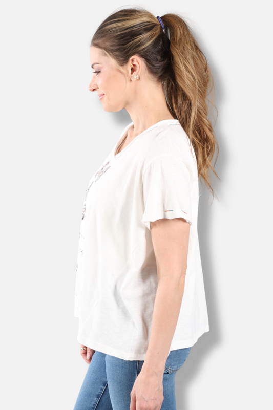 Aubire Tee - Ivory