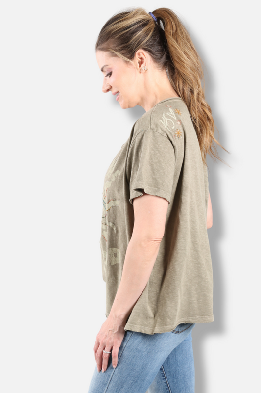 Bahari Tee - Army Green