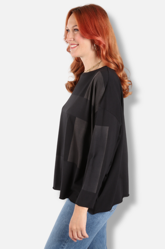 Blocks Tee - Black