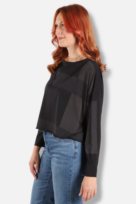 Mini Blocks Tee - Black