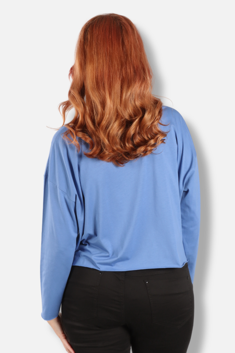 Mini Ink Blot Tee - Sapphire
