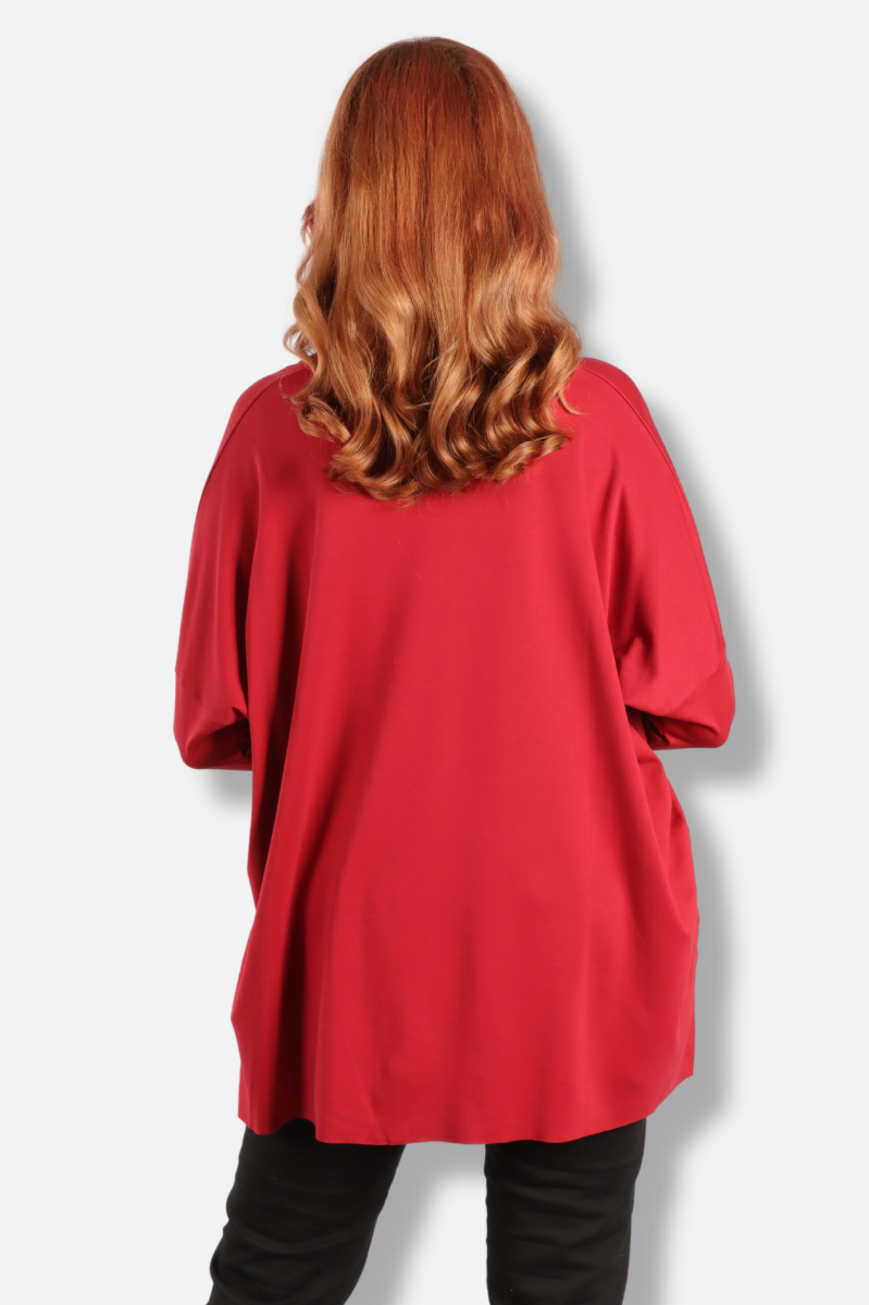 Ultimate V Tee - Ruby
